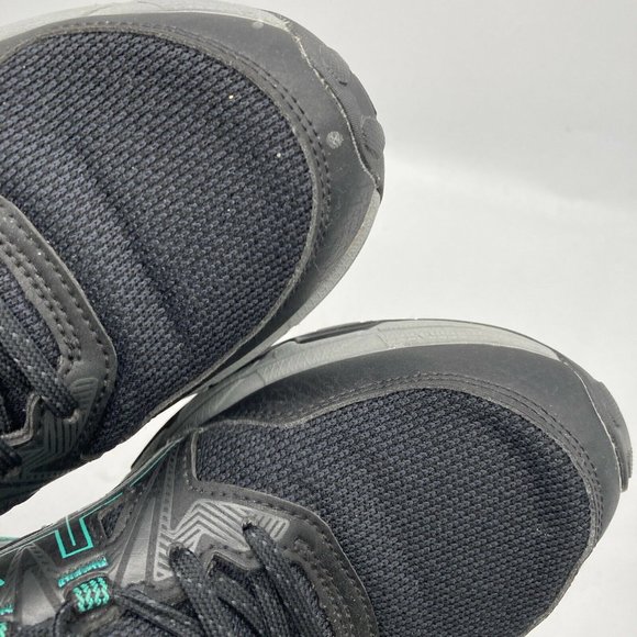 Asics Gel Venture 8 Womens Hiking Trail Running Shoes Black Blue Size 9 EU 40.5 - Picture 2 of 11